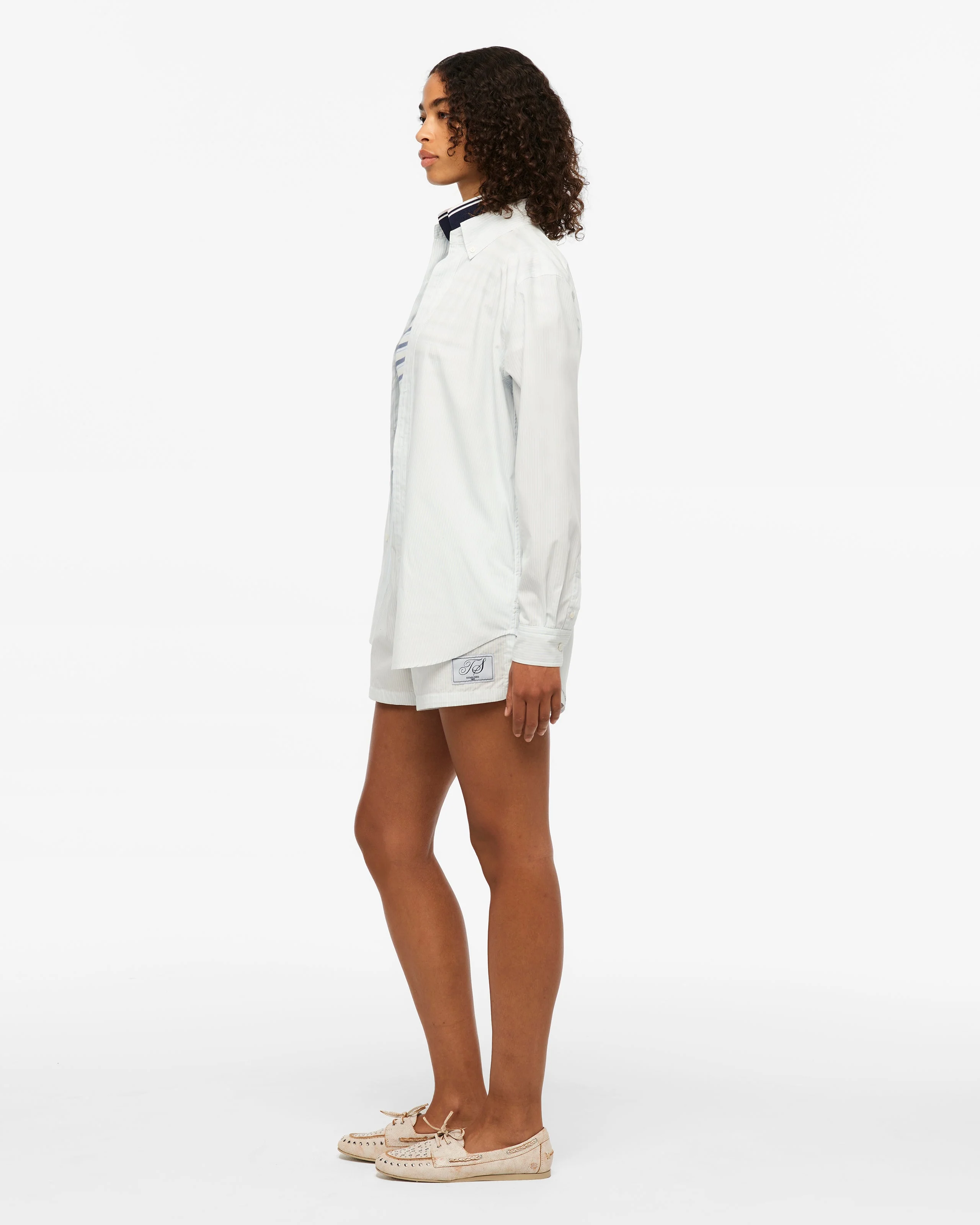 1989 (Taylor’s Version) Blue Stripe Poplin Shorts - Image 5