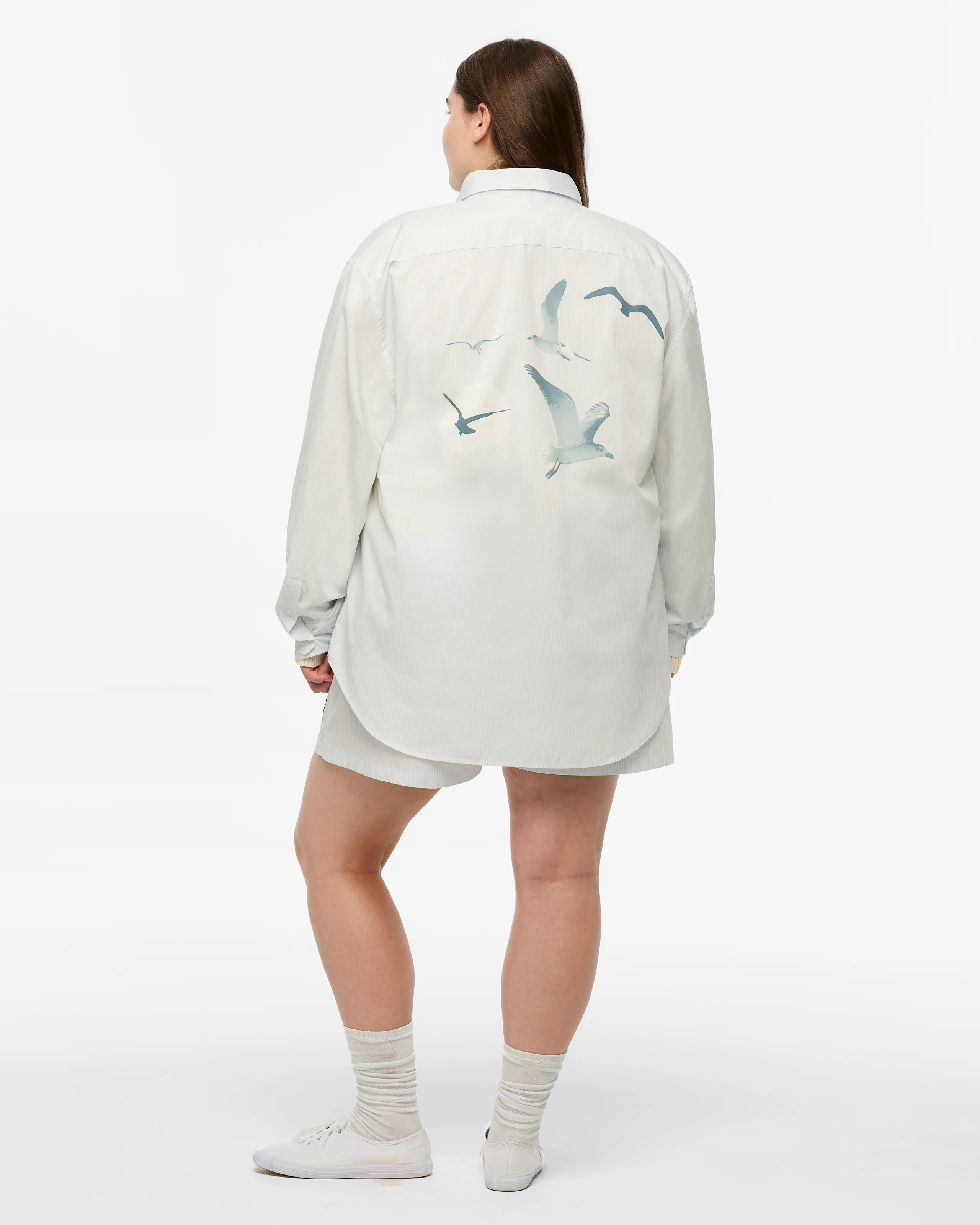 1989 (Taylor’s Version) Seagull Blue Stripe Poplin Shirt - Image 10