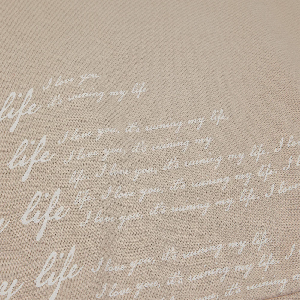 I Love You It's Ruining My Life Boxy Cropped Crewneck - Image 2