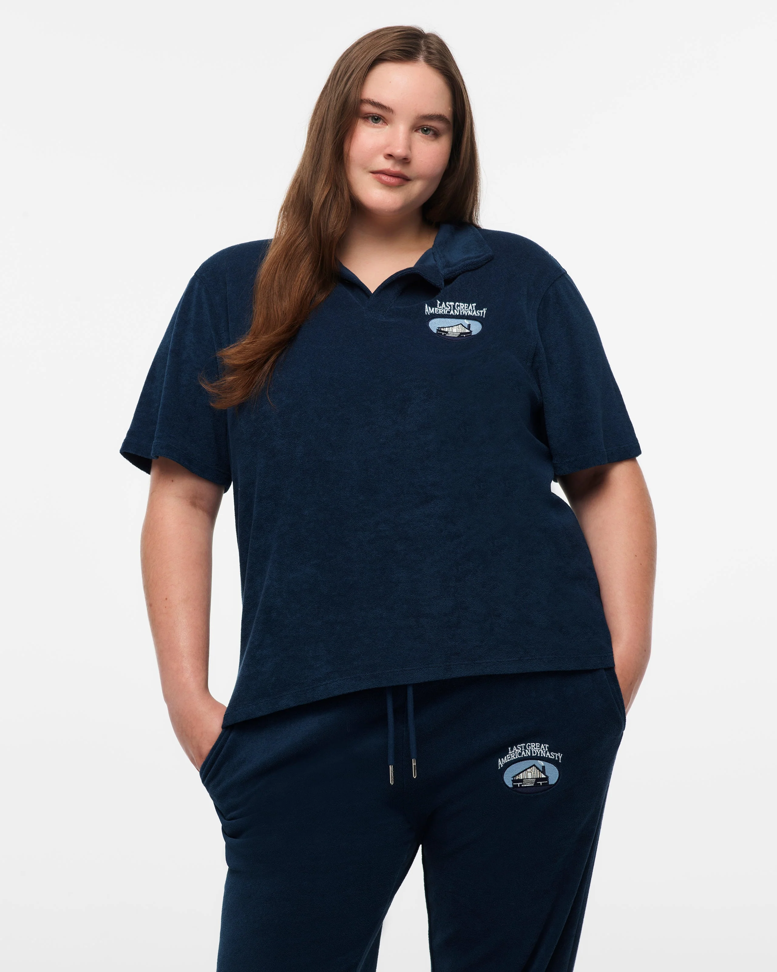 Last Great American Dynasty Terry Cloth Polo - Image 8
