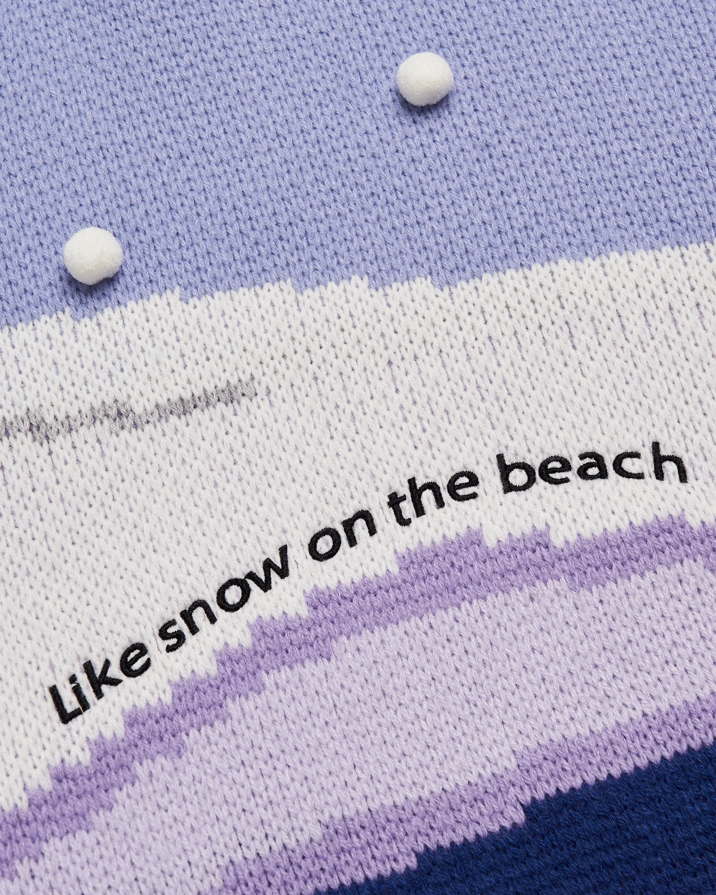 Like Snow On The Beach Sweater - Image 3