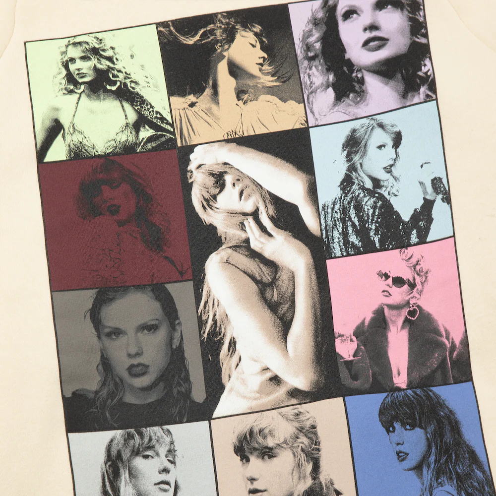 Taylor Swift The Eras II Tour Cream Hoodie - Image 3