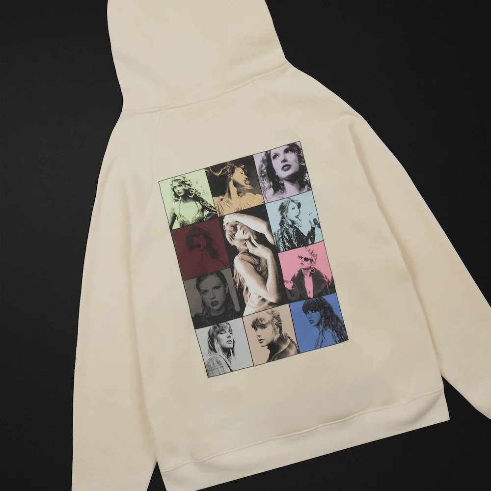 Taylor Swift The Eras II Tour Cream Hoodie - Image 6