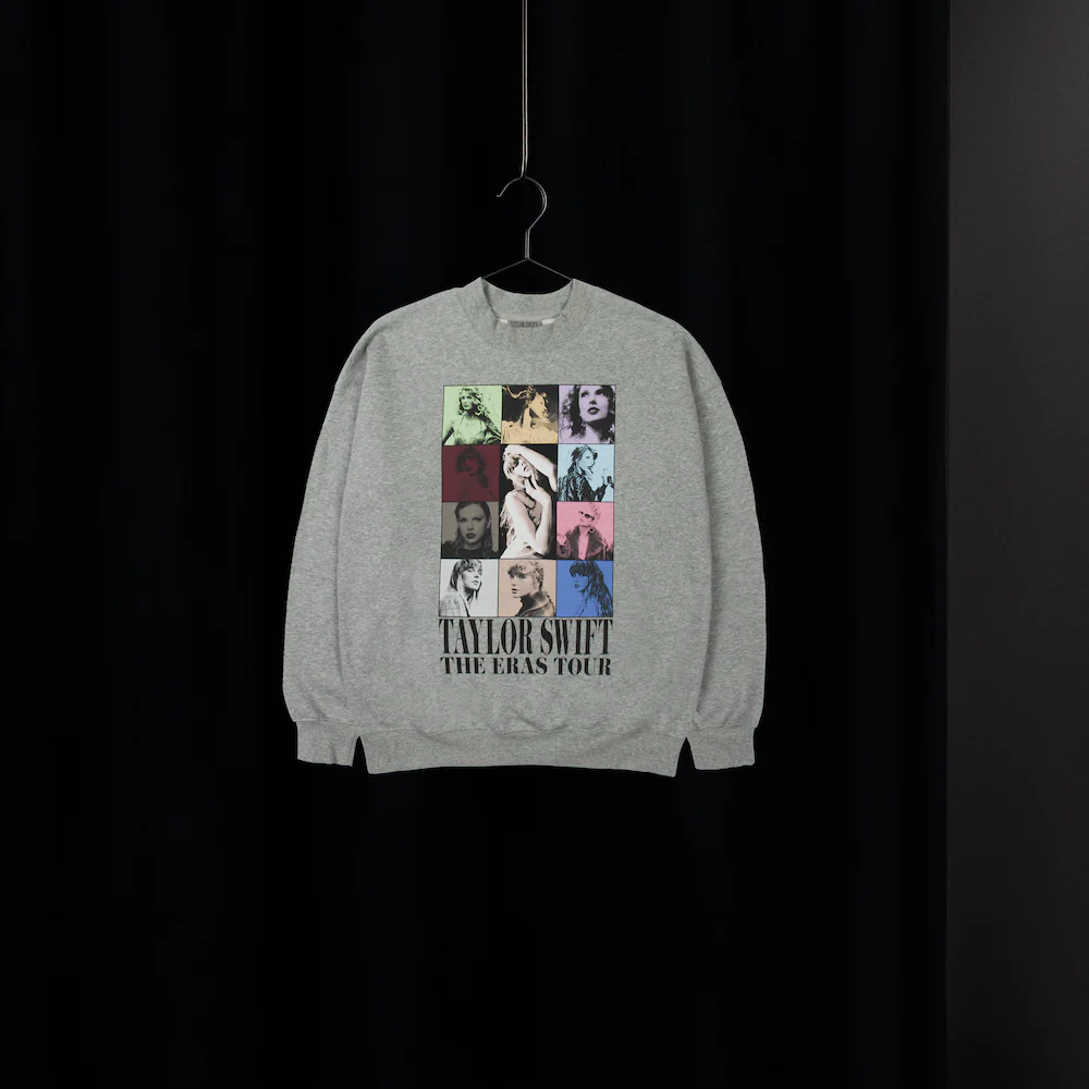 Taylor Swift The Eras II Tour Gray Crewneck - Image 3