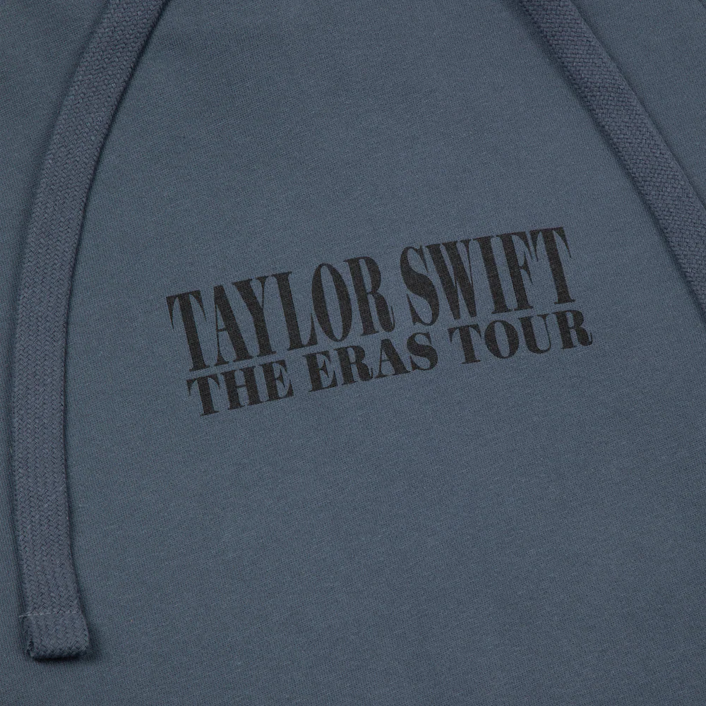 Taylor Swift The Eras II Tour Washed Blue Hoodie - Image 4