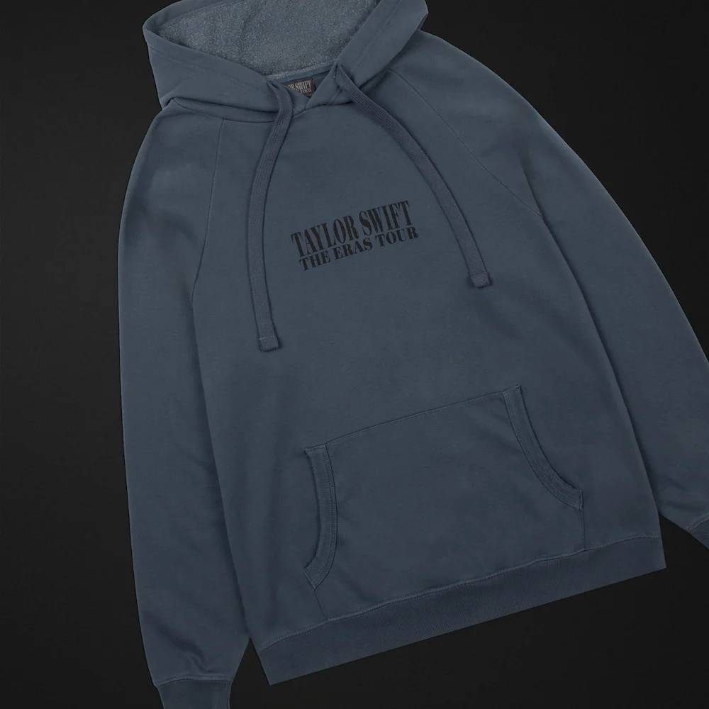 Taylor Swift The Eras II Tour Washed Blue Hoodie - Image 5