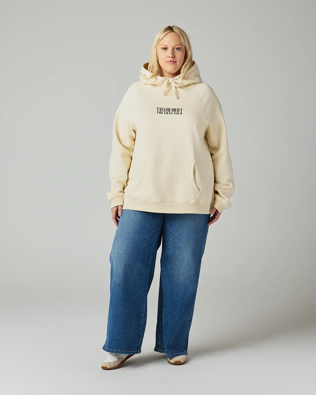 Taylor Swift The Eras International Tour Beige Hoodie - Image 5