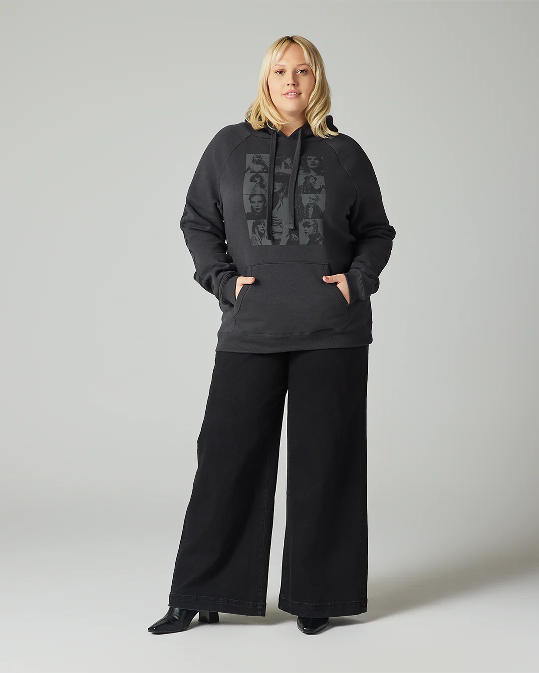 Taylor Swift The Eras International Tour Black Photo Hoodie - Image 3