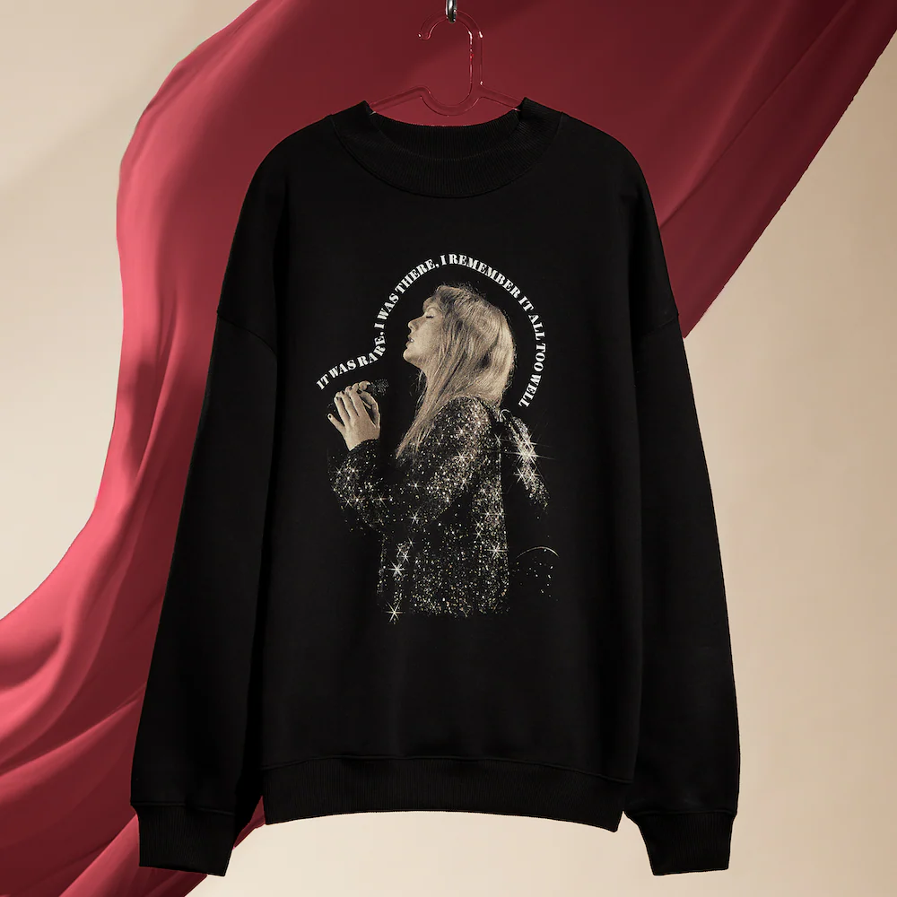 Taylor Swift | The Eras Tour All Too Well Live Photo Oversized Crewneck - Image 3