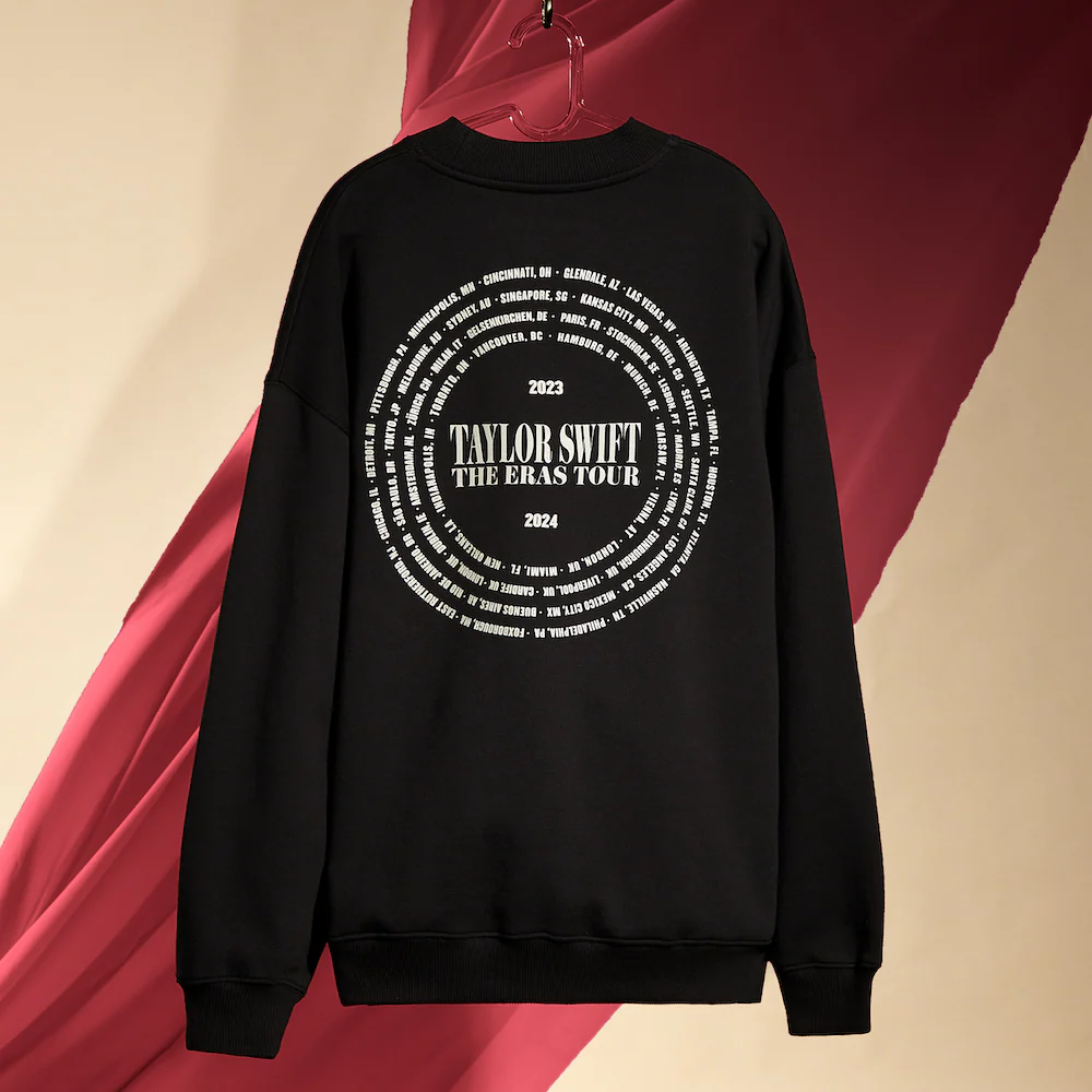 Taylor Swift | The Eras Tour All Too Well Live Photo Oversized Crewneck - Image 4