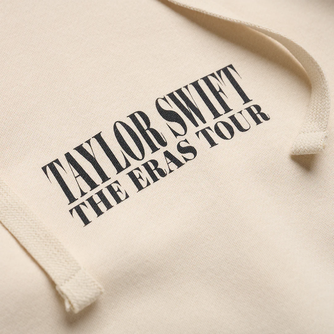 Taylor Swift The Eras Tour Beige Hoodie - Image 3
