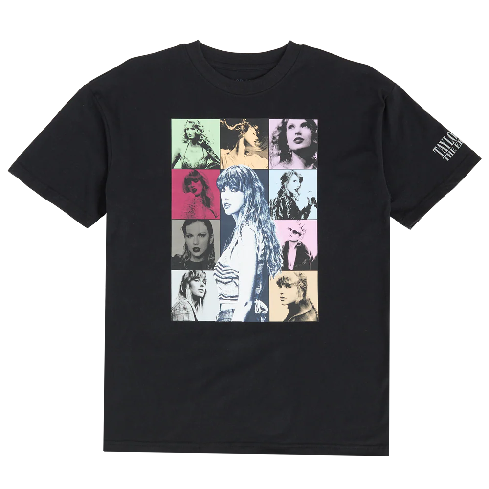 Taylor Swift The Eras Tour Black T-Shirt, Australia - Image 3