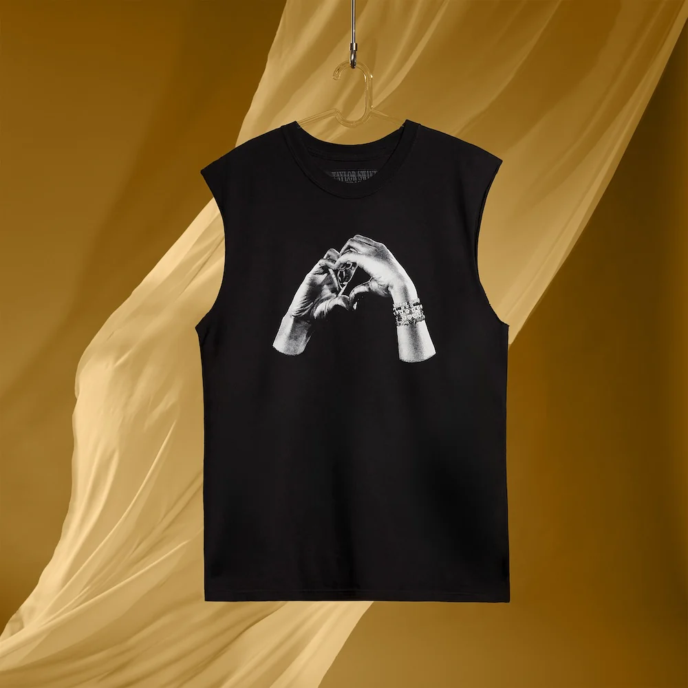 Taylor Swift | The Eras Tour Heart Hands Oversized Muscle Tank - Image 5