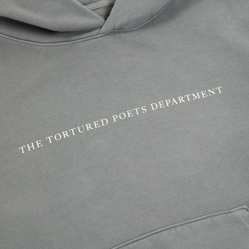 The Tortured Poets Department Gray Hoodie - Image 3