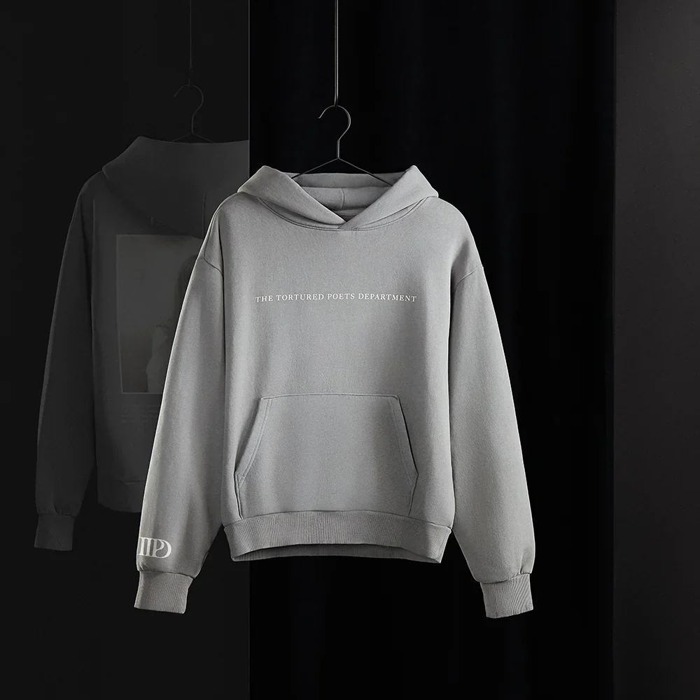 The Tortured Poets Department Gray Hoodie - Image 6