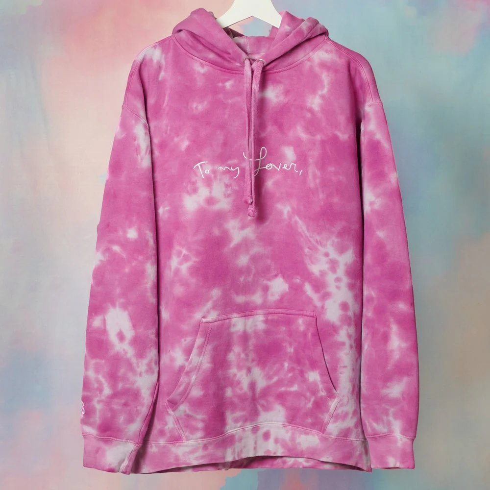 To My Lover Tie Dyed Hoodie - Image 4
