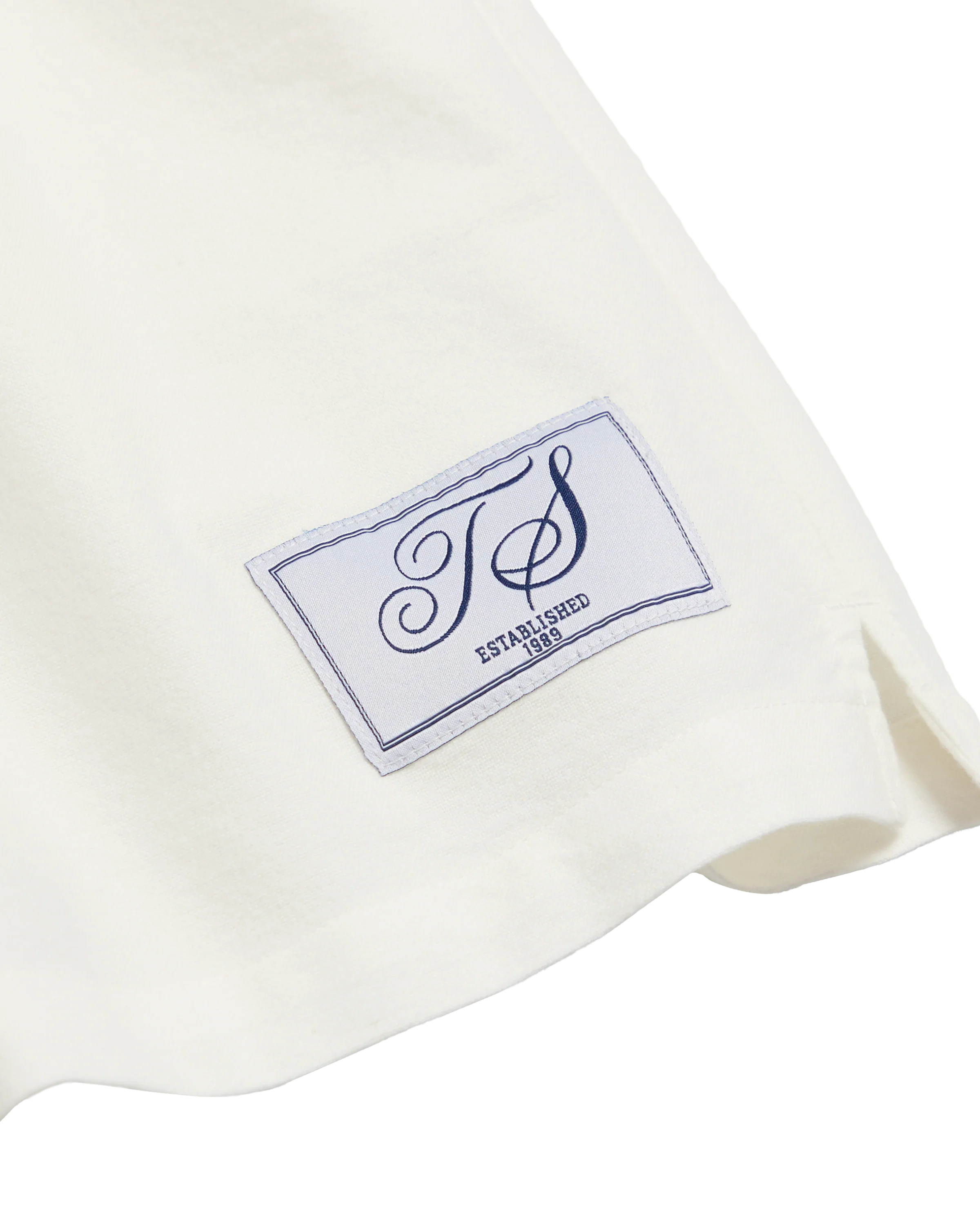 TS Crest White Oxford Shorts - Image 13