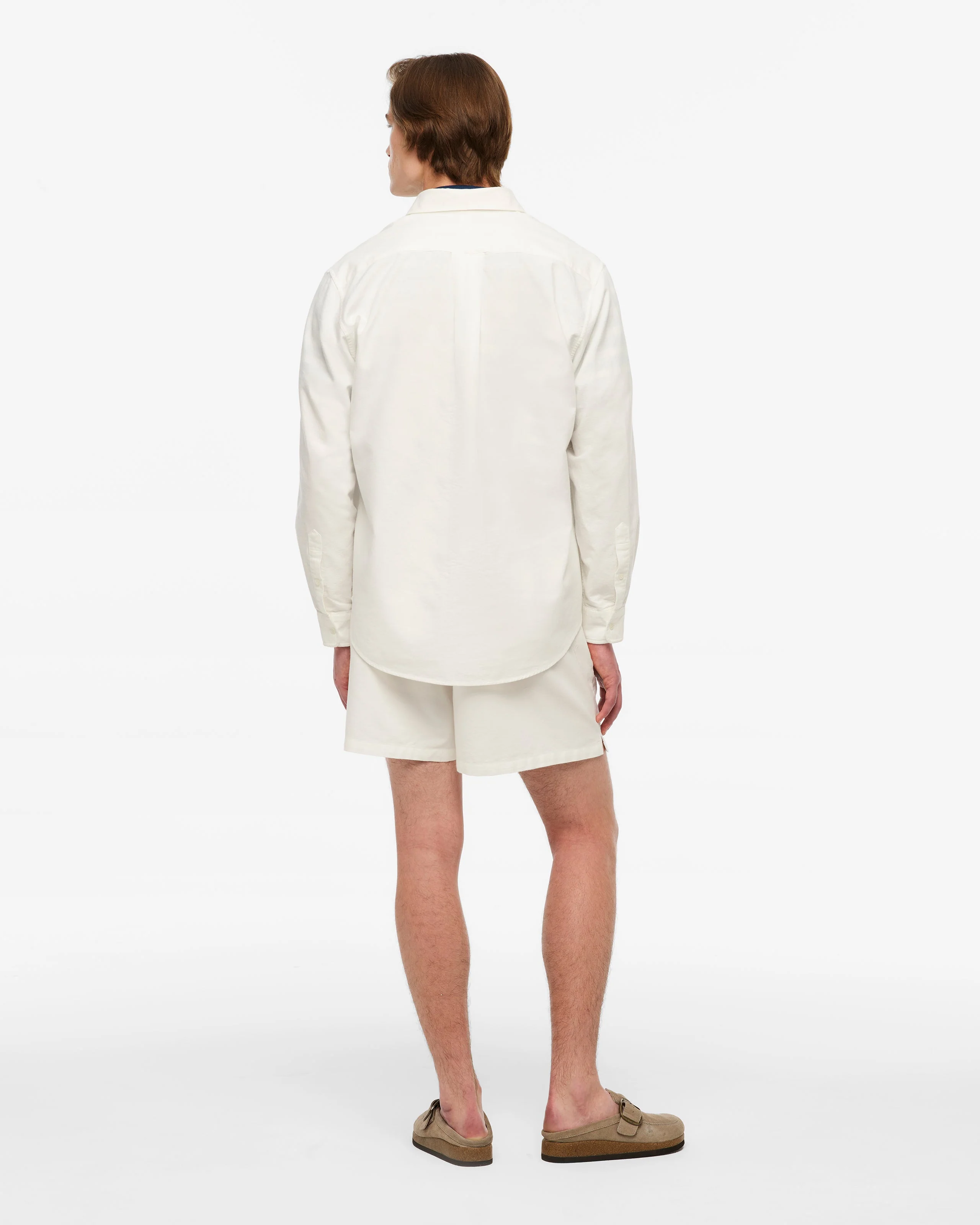 TS Crest White Oxford Shorts - Image 5