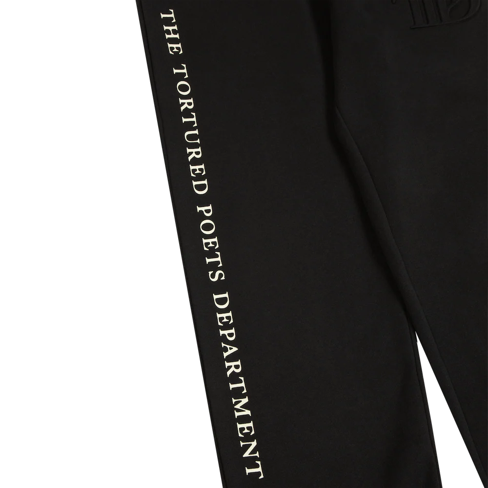 TTPD Black Embossed Sweatpants - Image 5