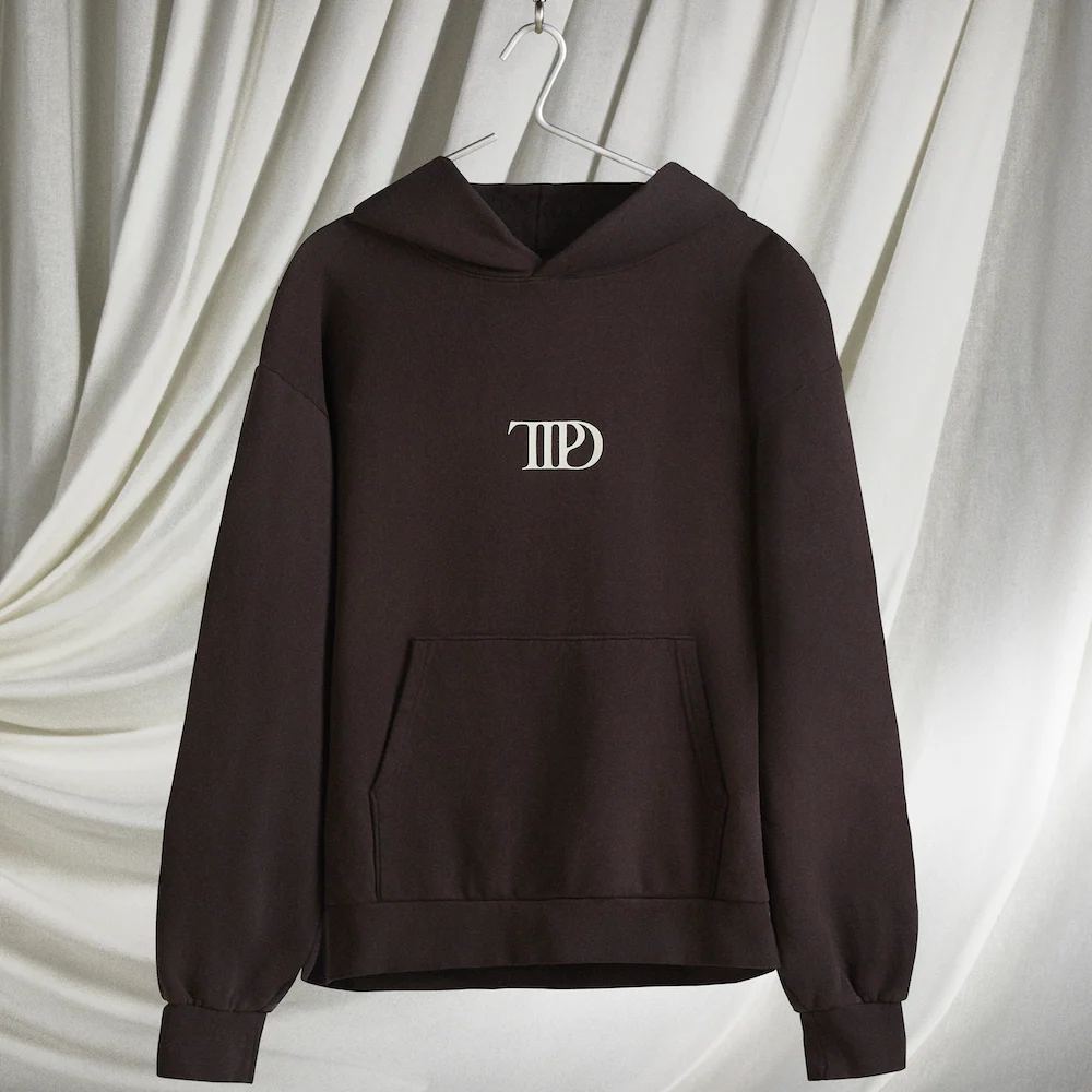 Who's Afraid Of Little Old Me? Dark Brown Hoodie - Image 4